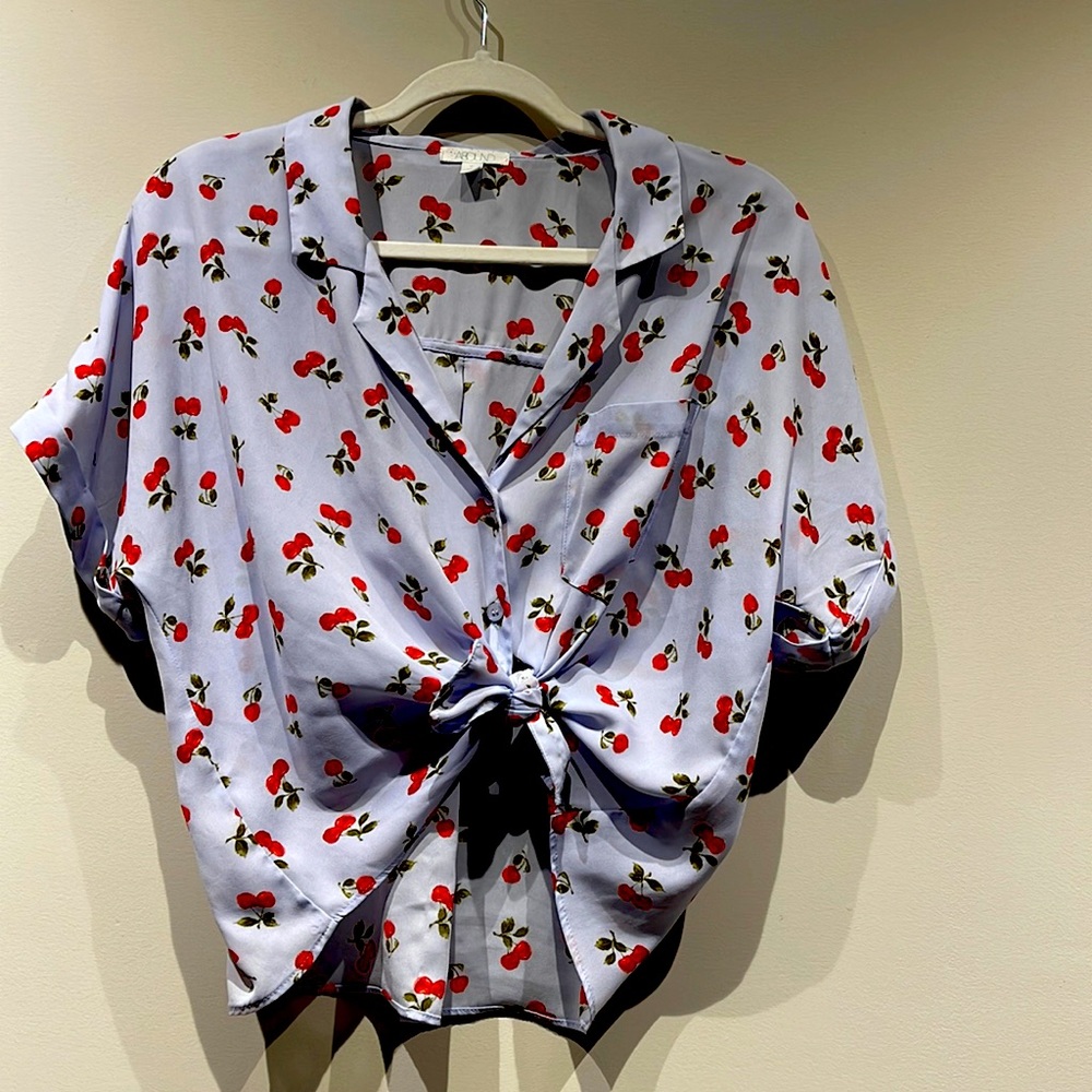 ABOUND Short Sleeve Cherry Top